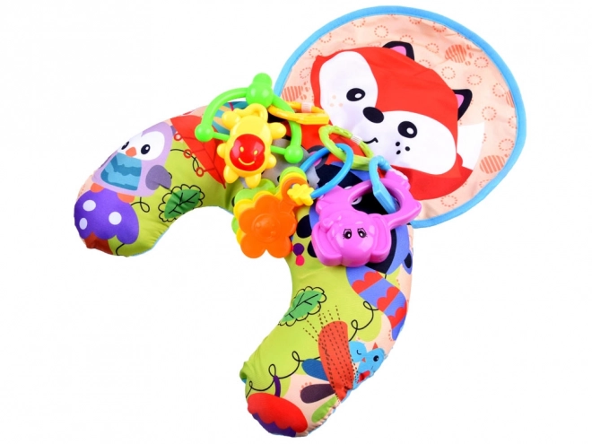 Cuscino stabilizzatore per bambino con giochi colorati – Volpe