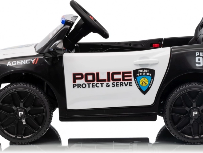 auto della polizia nero 911 Agenzia