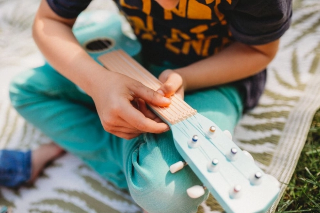 Chitarra in legno Animali