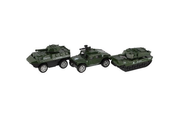 Auto militare in miniatura a molla