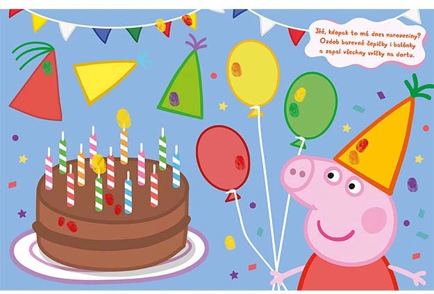 Dita colorate Peppa Pig