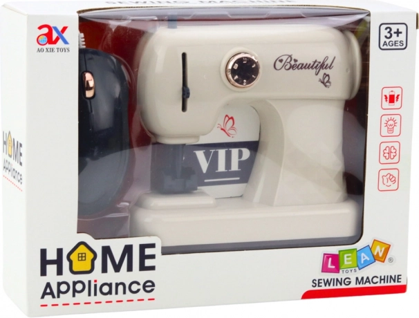 Macchina da cucire per bambini con mouse ed effetti luminosi