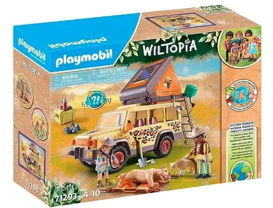 Set Safari PLAYMOBIL Wiltopia con jeep e leoni