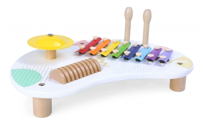 Tavolo musicale giocattolo con piatti ECOTOYS