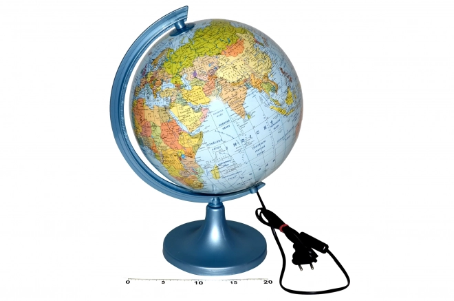 Mappamondo da 25 cm Illuminato Politico Geografico