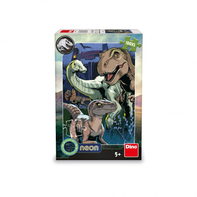 Puzzle luminoso XL 100 pezzi Jurassic World