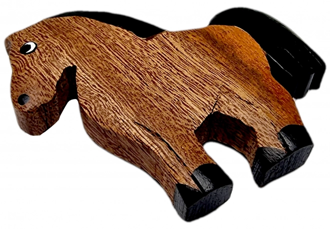 Magnete in legno decorativo Cavallo