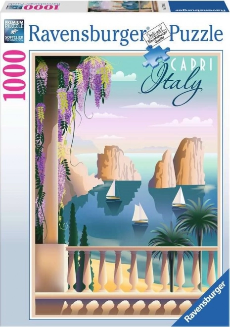 Puzzle cartolina da Capri 1000 pezzi Ravensburger