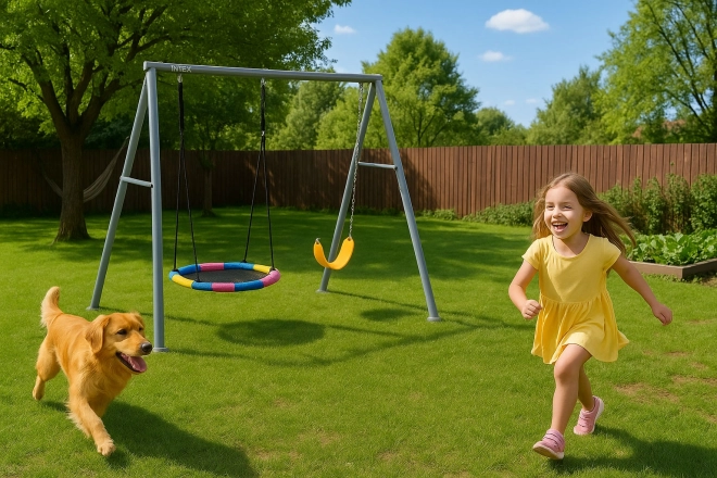 Altalena da giardino per bambini con nido di altalena Intex