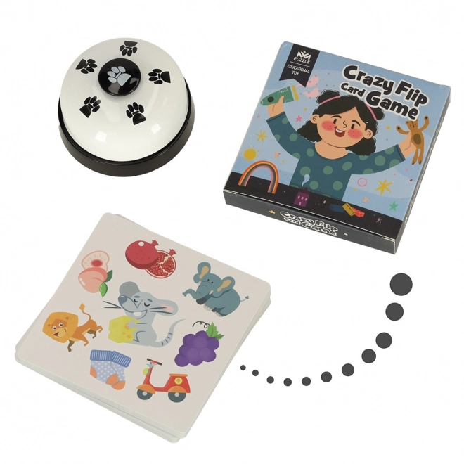 Gioco di carte Trova il paio con 54 carte e campanello