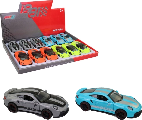 Auto per bambini 1:43 - Set di 12 pezzi in scatola espositiva