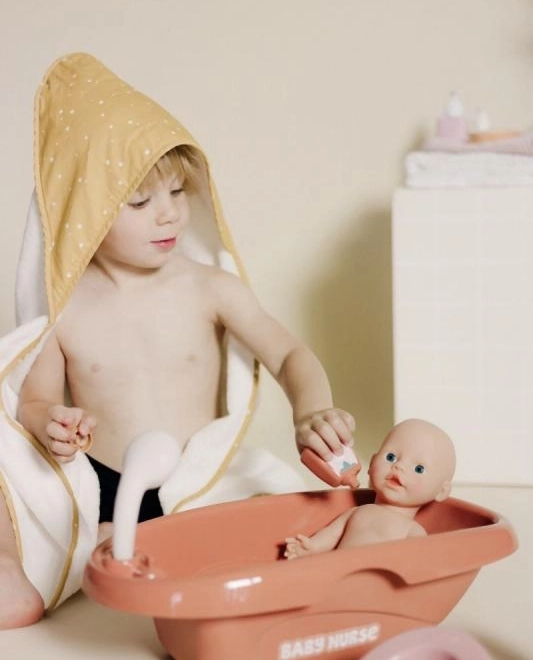 Vaschetta per bambole Baby Nurse con accessori