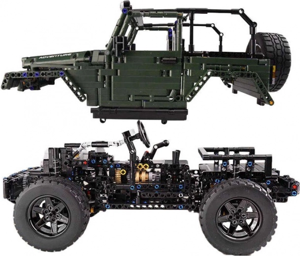 Carrozzeria rimovibile e telaio dettagliato