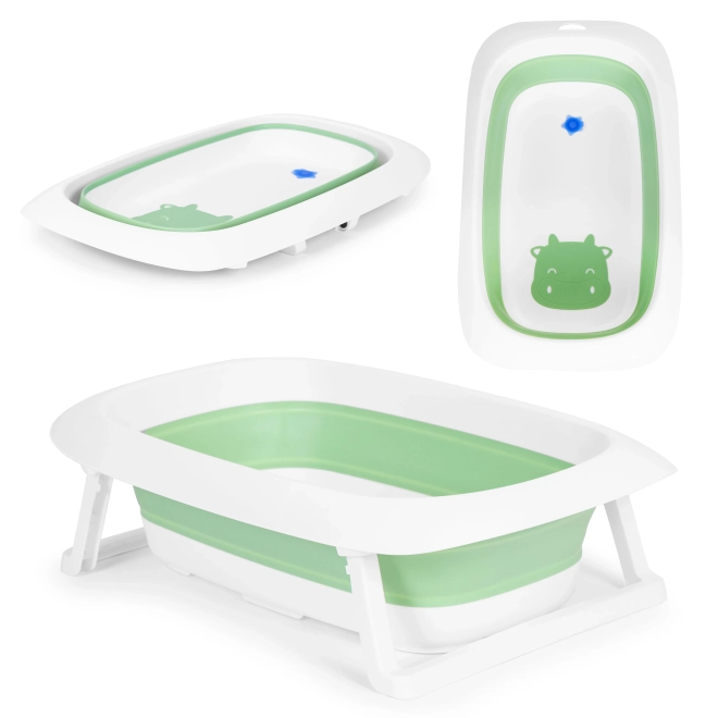 Vasca da bagno pieghevole per bambini ECOTOYS verde