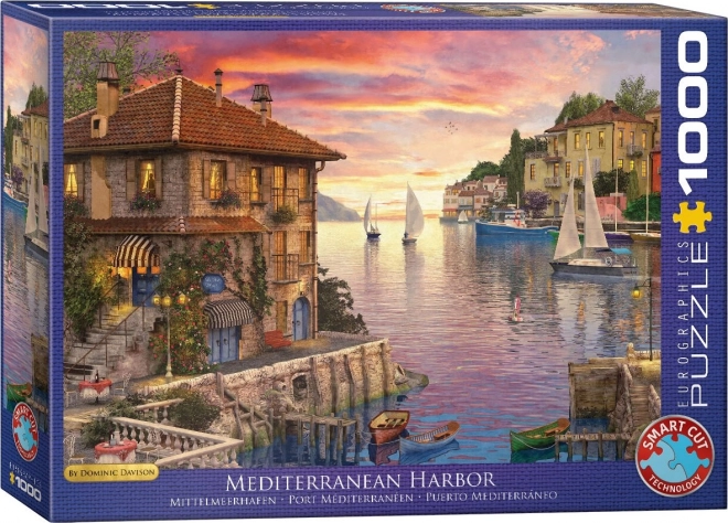 Puzzle porto mediterraneo 1000 pezzi