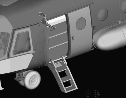 Modello in plastica Mi-8MT/Mi-17 Hip-H