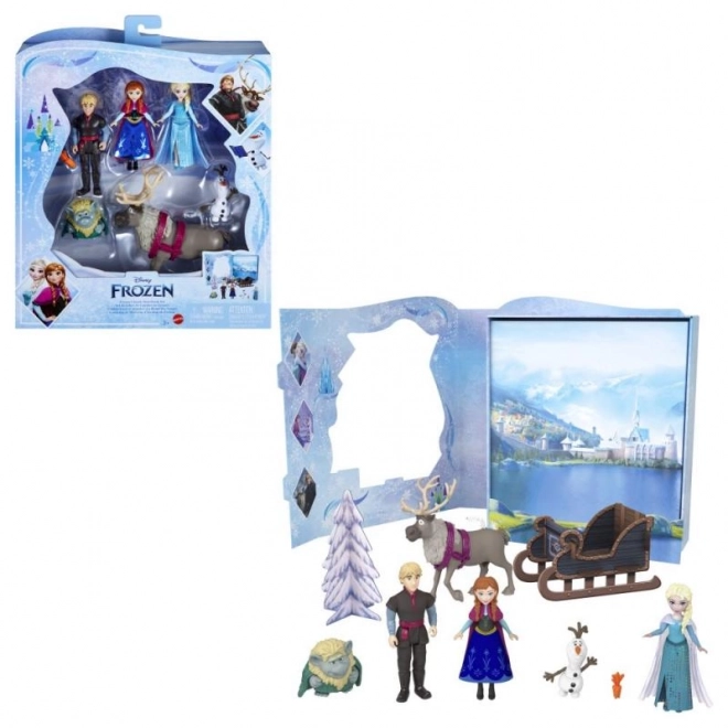 Set di bambole Frozen - Anna, Elsa e amici