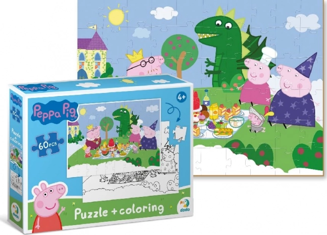 Puzzle Peppa Pig Doppiopetto da 60 pezzi