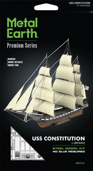 Puzzle 3D premium series modello USS nave METAL EARTH