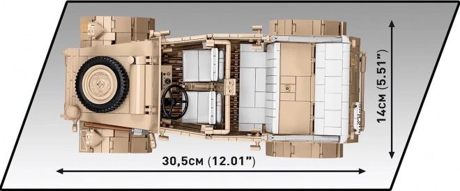 Kubelwagen Raffinato Modell in Scala 1:12 di Cobi