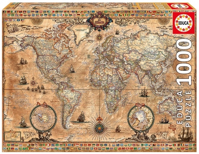 Puzzle mappa antica 1000 pezzi