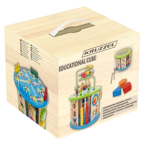 Cubo educativo in legno per bambini