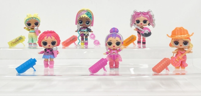 Bambola L.O.L. Surprise Pop Star Neon Con 12 Pezzi