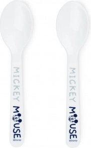Set di cucchiaini per bambini di Mickey con custodia da viaggio
