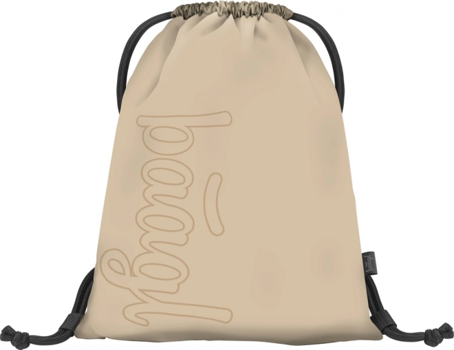 Set BAAGL Coolmate Beige: zaino, astuccio, sacchetto