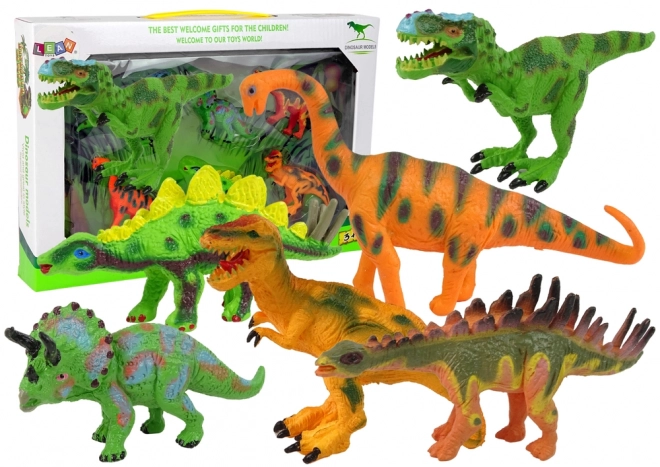 Set di Dinosauri Modellini 6 Pezzi Accessori