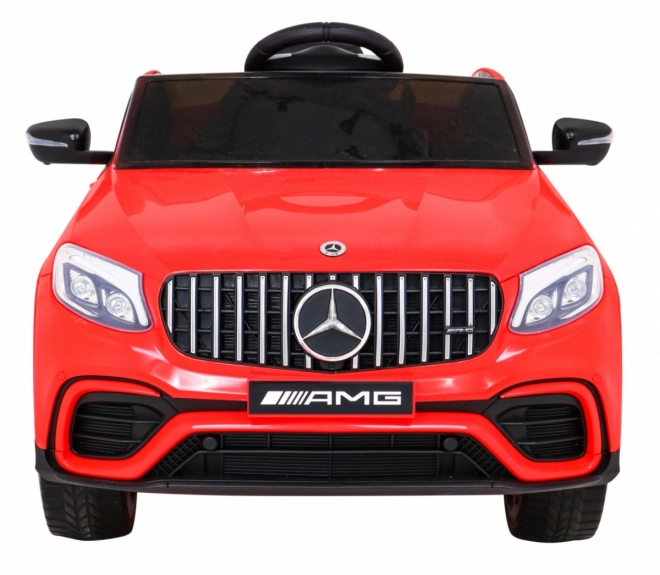 Mercedes Benz GLC63S per bambini Rosso + telecomando + trazione 4x4 + MP3 LED + EVA + partenza lenta