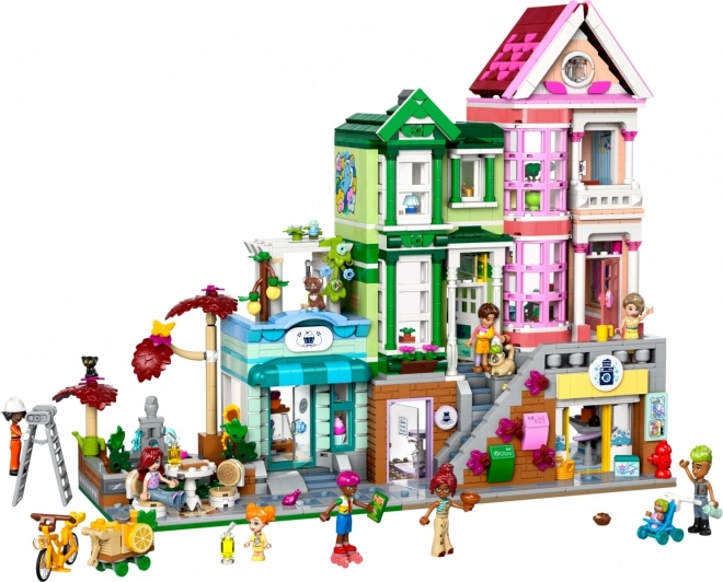 Appartamenti e negozi LEGO Friends a Heartlake City