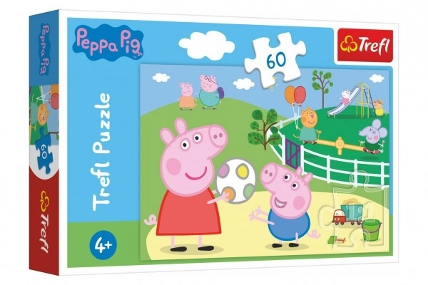 Puzzle Peppa Pig Giochi con Amici