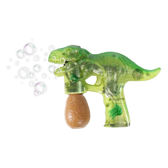 Pistola bolle di sapone dinosauro con serbatoio