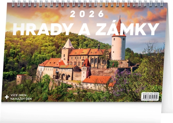 Calendario da tavolo Castelli e Palazzi 2026