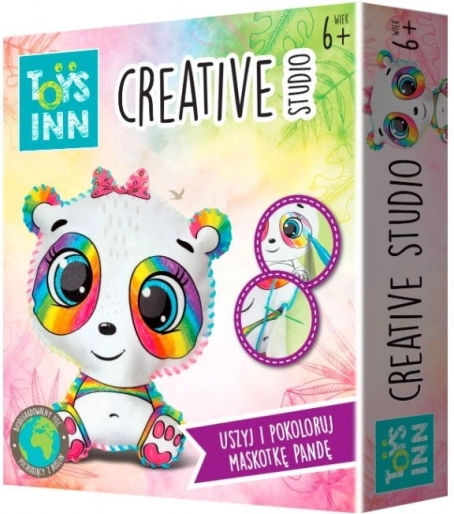 Set per cucire e colorare il panda Creative Studio