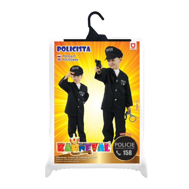 Costume da poliziotto per bambini con cappello