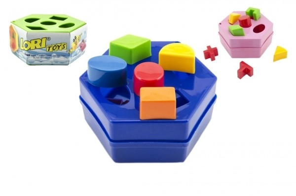 Gioco di incastro esagonale in plastica