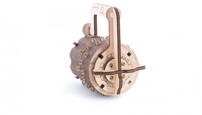 Puzzle 3D Ugears Lucchetto Numerico 34 Pezzi