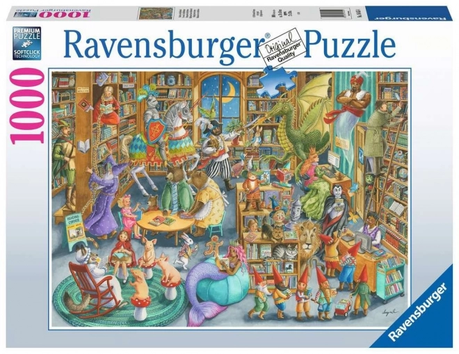 Puzzle Půlnoc nella biblioteca 1000 pezzi