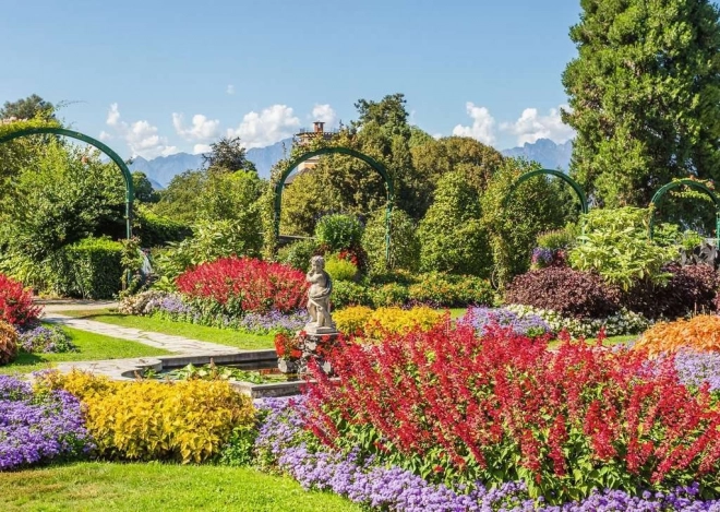 Puzzle Magico Giardino: Parco Pallavicino Italia 1000 Pezzi