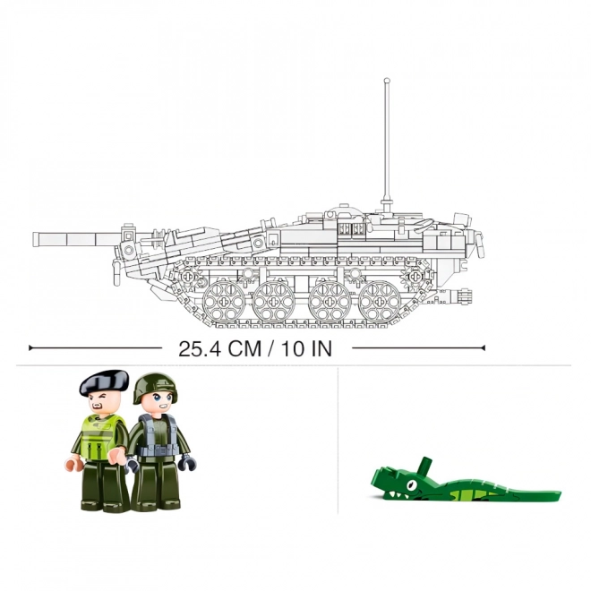 Sluban Mattoncini da Costruzione Tank STRV103