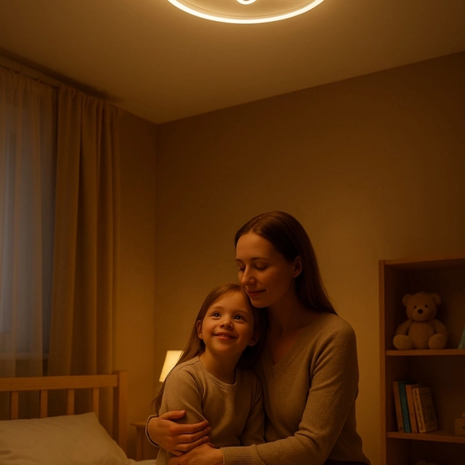 Lampada a soffitto LED per la cameretta con telecomando