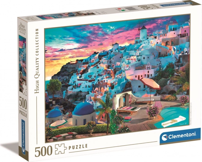 Puzzle 500 pezzi - Vista sulla Grecia di Clementoni