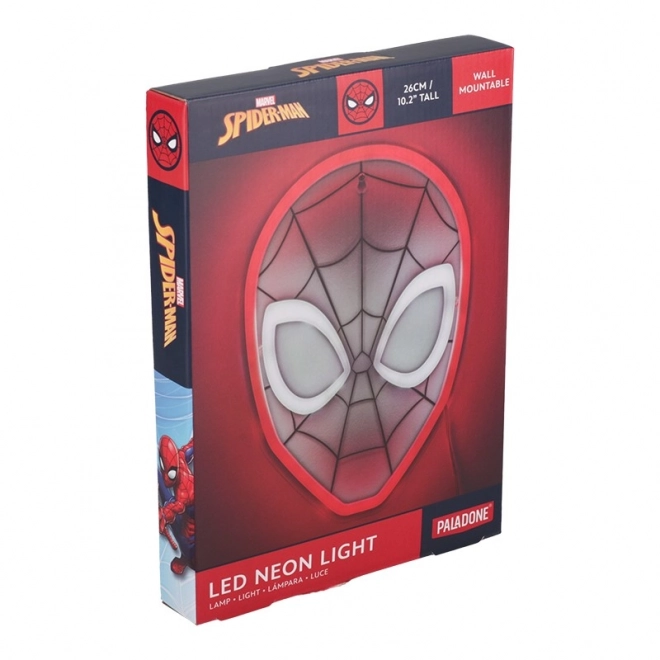 Luce al neon di Spiderman
