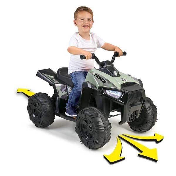 Quad Elettrico FEBER 12V Boxer Mimetico