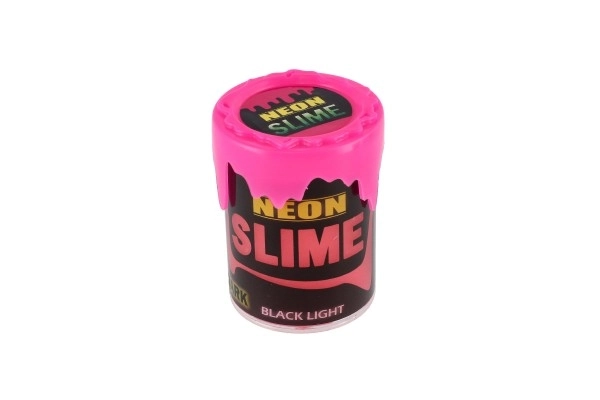 Slime neon con luce al buio