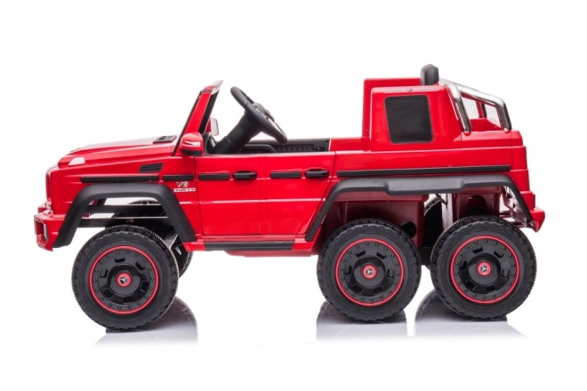 Auto a batteria Mercedes Benz G63 6x6 rosso