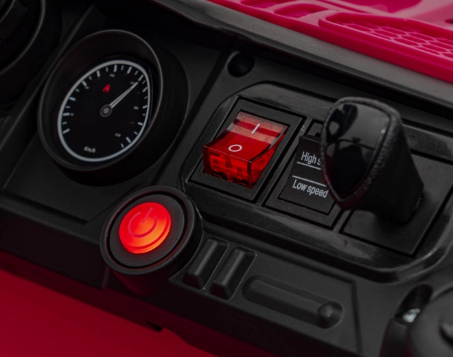 Auto elettrico per bambini rosa fuoristrada