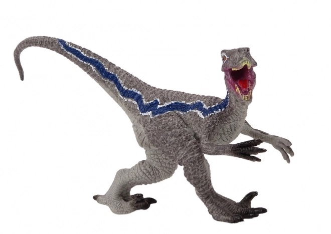 Dinosaur Figurina Da Collezione Velociraptor Grigio